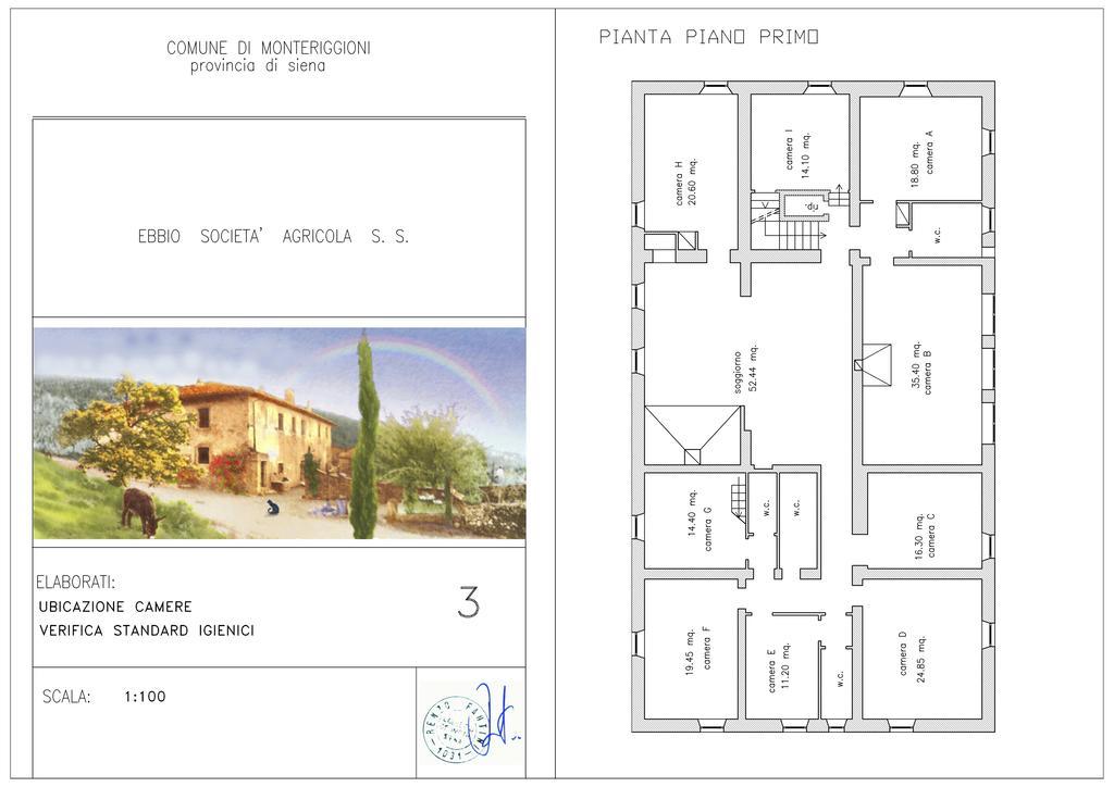 Agriturismo Biologico Ebbio Monteriggioni Exterior foto